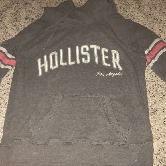 Hollister Sweaters - Grey Hollister Hoodie